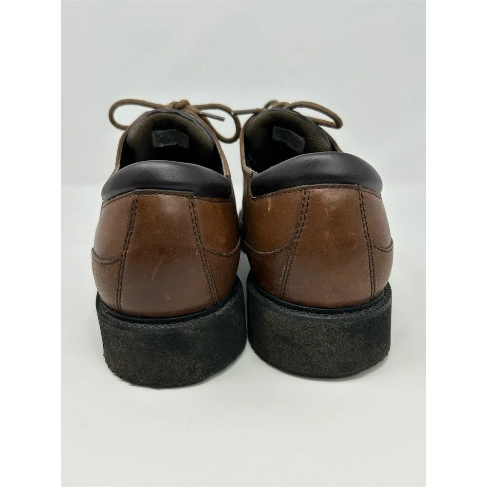 Rockport Northfield Waterproof Plain Toe Oxford Shoes Brown Lace-Up Men's 13 XW